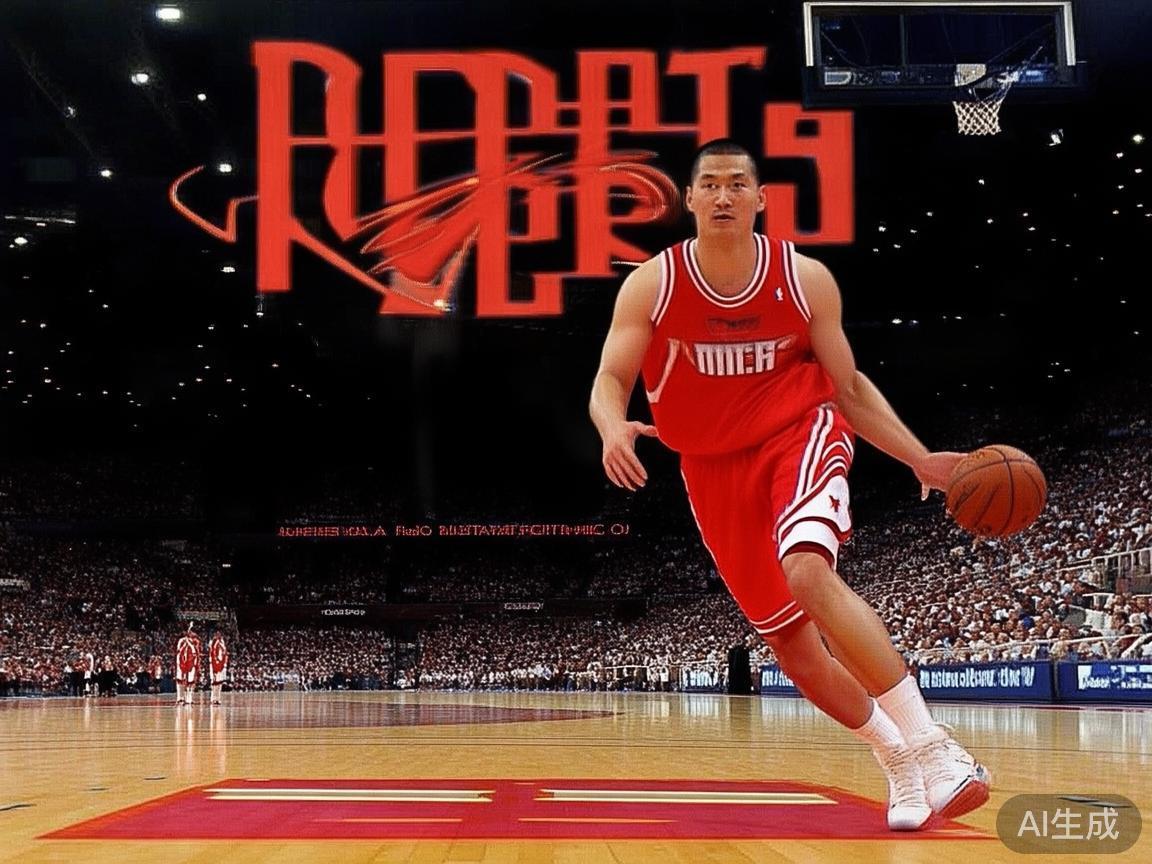 姚明于1980年出生在中国上海，从小展现出惊人的篮