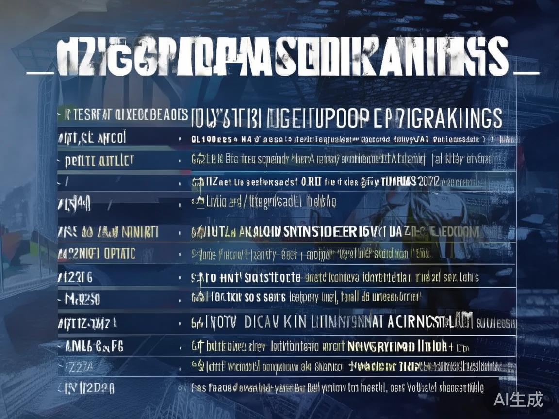 2024年环球体育后卫排名全景分析及前十名详细解读 根据近期各大足球网站和专业评论员的综合评分,结合比