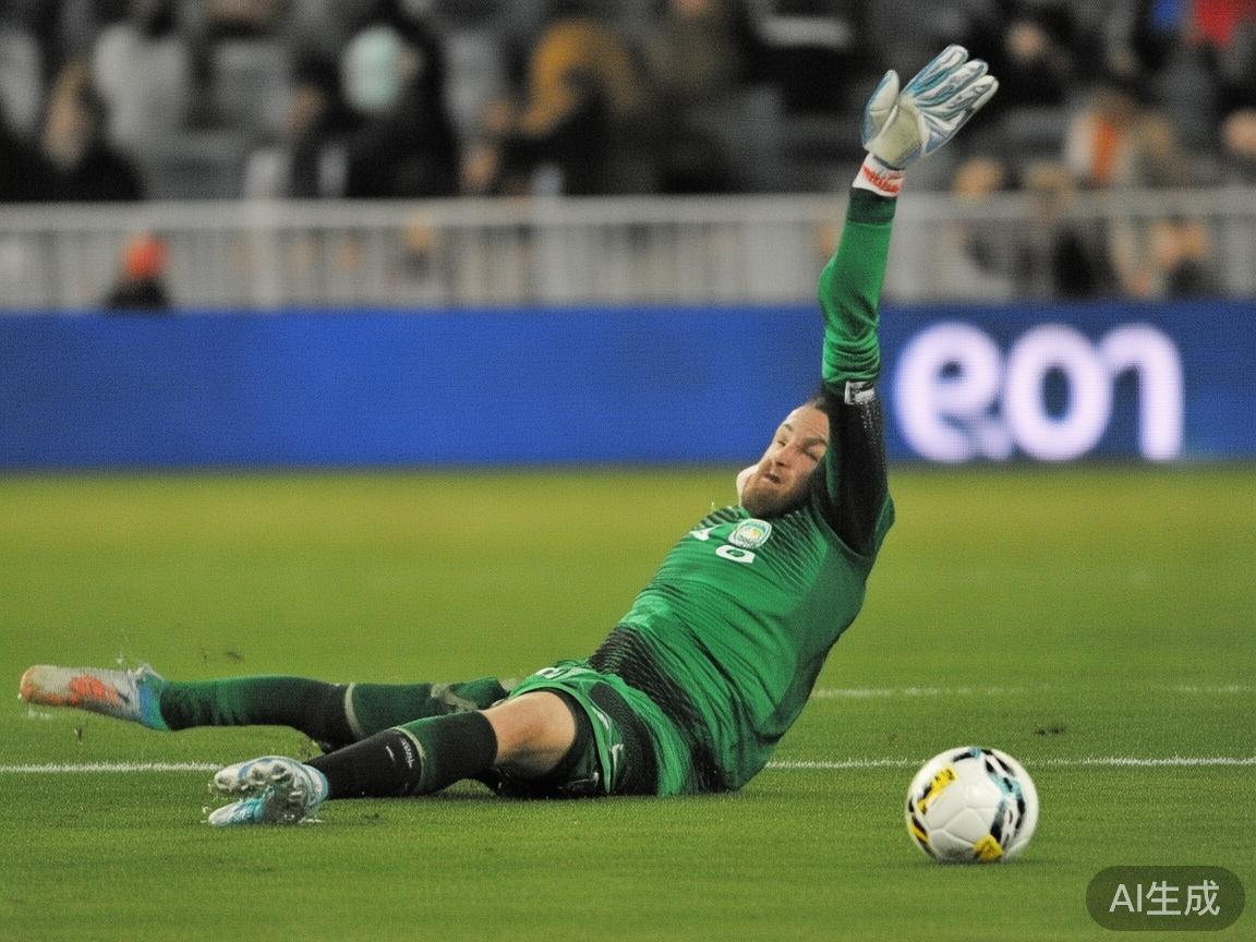 在足球比赛中，门将作为最后一道防线，其表现往往决定